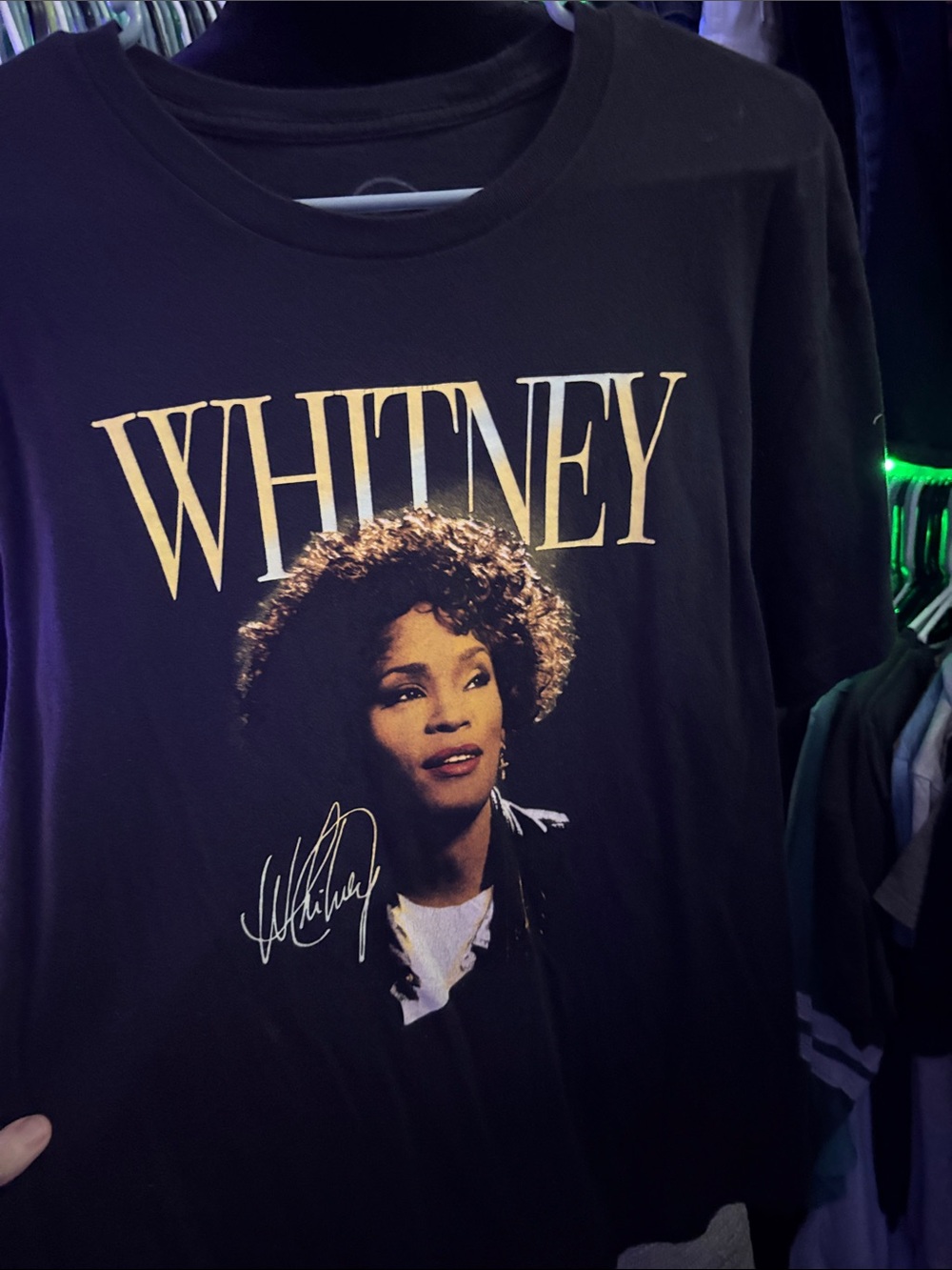 Lee Black Graphic Whitney Tee with Gold Print